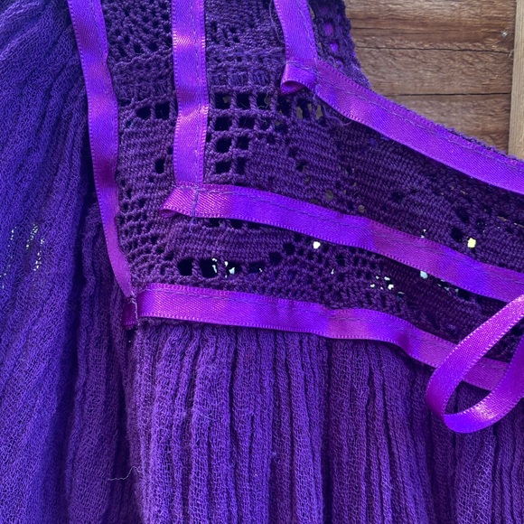 Ribbon Trim Tunic Dress - Picture 6 of 7